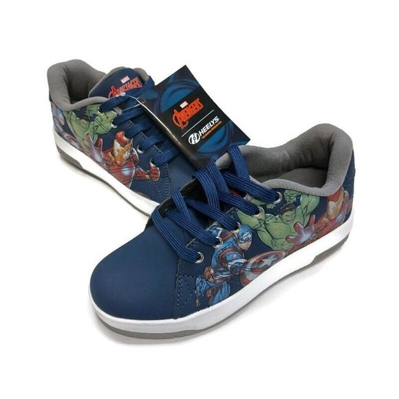 HEELYS Marvel Avengers Skate Shoes HES10506 Iron Man Blue Youth Size 5 Womens 6 - Picture 6 of 10
